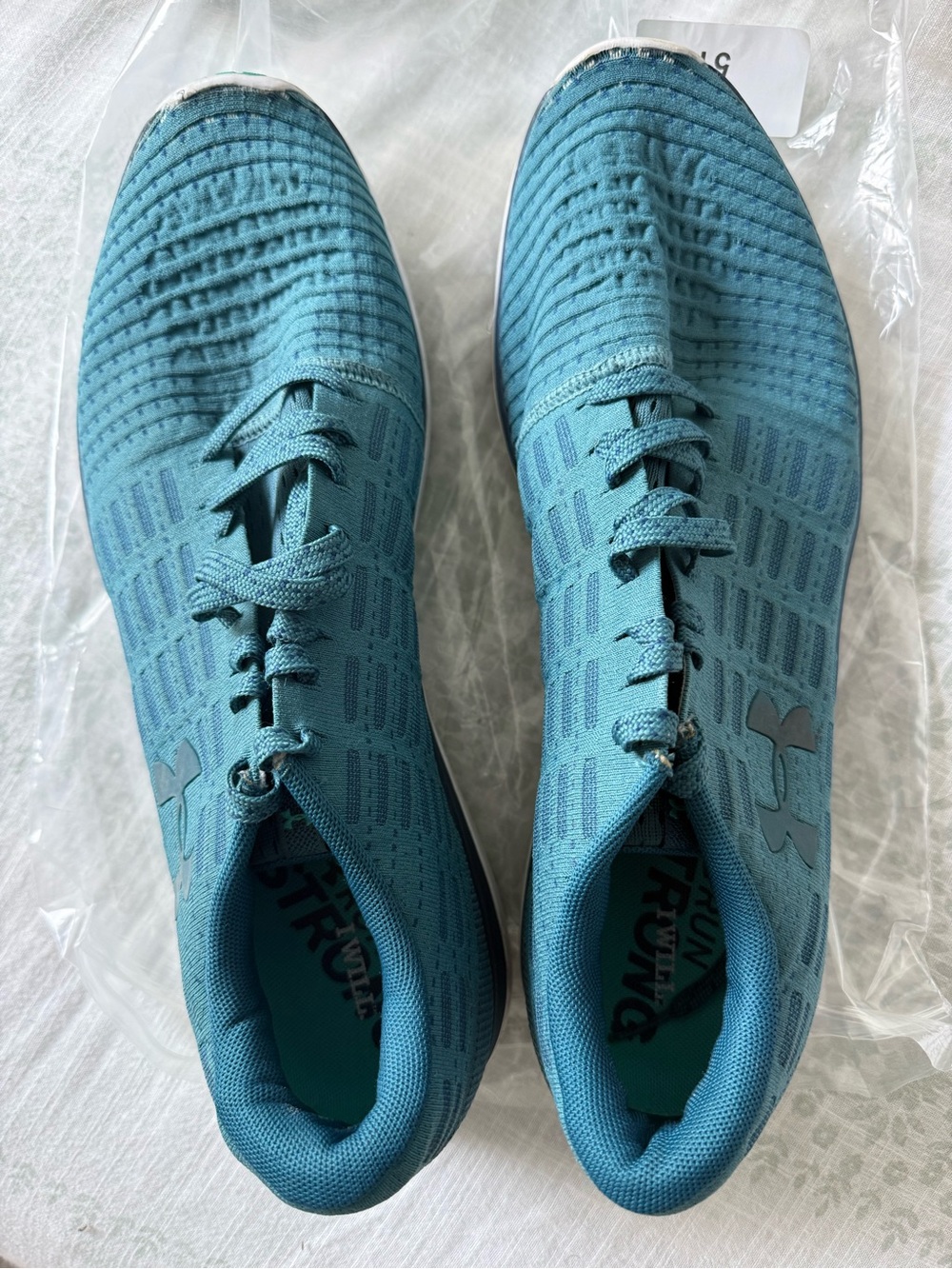 Under Armour Teal Athletic Lace-Up Trainers